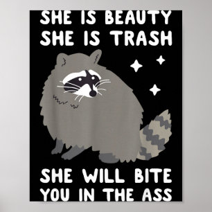 Poster Elle est belle elle est détritus elle vous mordira