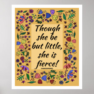 Poster Elle est féroce