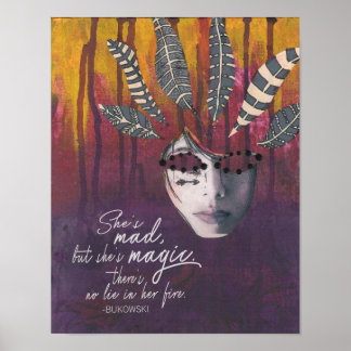 Poster Elle est folle mais elle est magique
