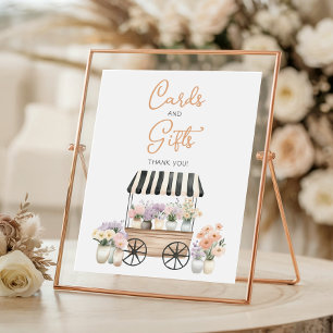 Poster Elle est fraîche hors du marché Cartes et cadeaux