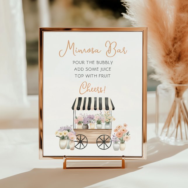 Poster Elle est fraîche hors du marché Mimosa Bar (Créateur téléchargé)