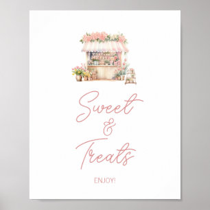 Poster Elle est hors du marché Fêtes des mariées friandis