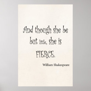 Poster Elle est peut-être petite mais elle est féroce Cit