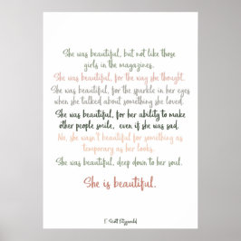 Poster Elle Était Belle Par F. Scott Fitzgerald