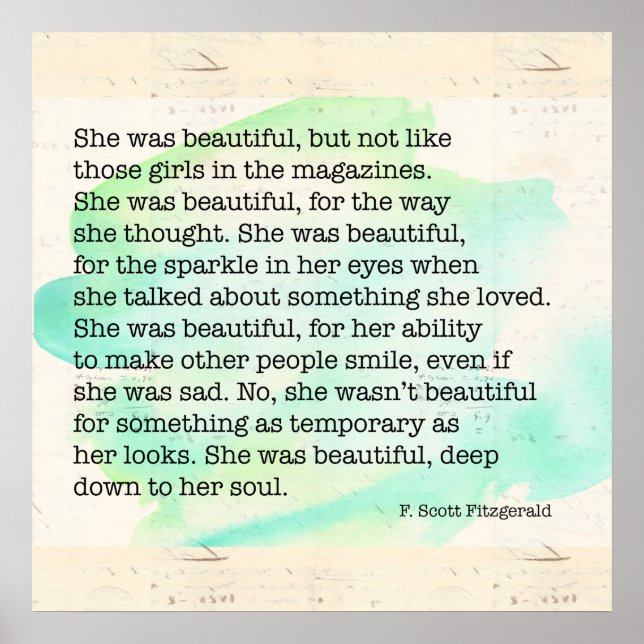 Poster Elle Était Un Beau Ancien Document (Devant)