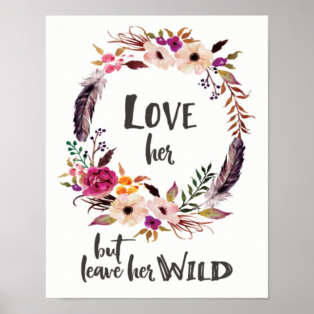 Poster Elle L'Aime Mais Laisse-La Sauvage (Devant)