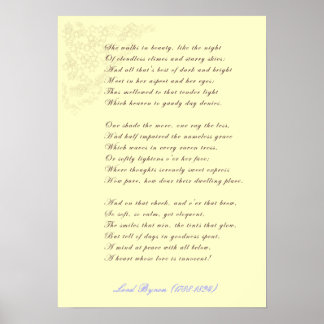 Poster Elle Marche Dans L'Affiche De Beauté