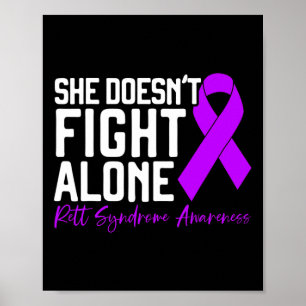 Poster Elle ne lutte pas seule contre le syndrome de rétr