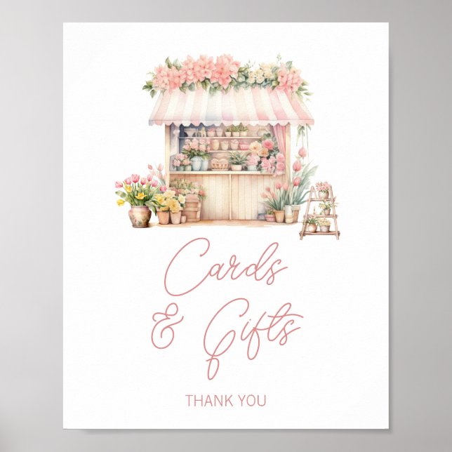 Poster Elle n'est pas au marché Cartes de Fête des mariée (Devant)