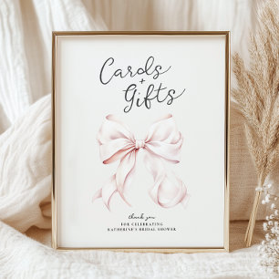 Poster Elle noue les cartes à noeud et les cadeaux Pannea