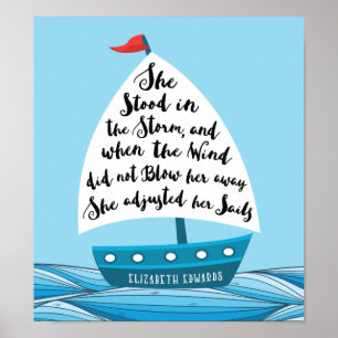 Poster Elle s'est tenue dans la tempête