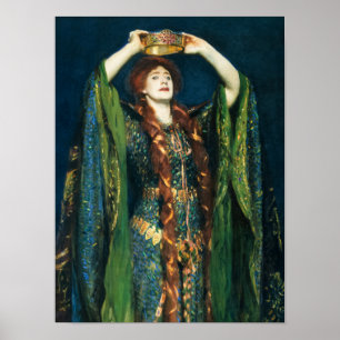 Poster Ellen Terry en Lady Macbeth par John Singer Sargen