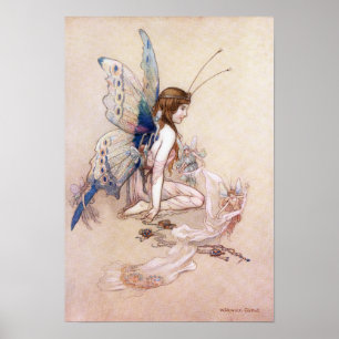 Poster Ellie reçoit ses ailes par Warwick Goble