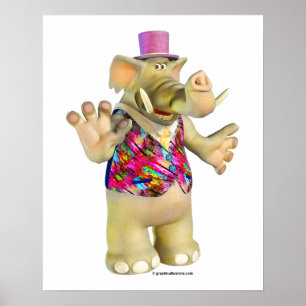 Poster Elliot l'éléphant