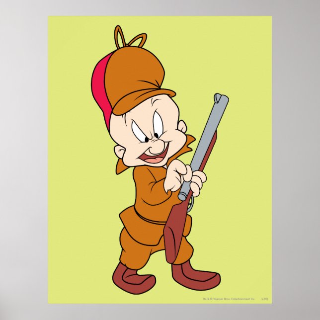 Poster ELMER FUDD™ Prêt à la chasse (Devant)