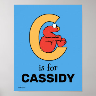 Poster Elmo Alphabet   C Orange