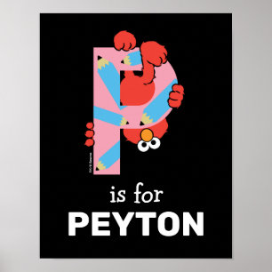 Poster Elmo Alphabet   Crayon P