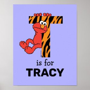 Poster Elmo Alphabet   T Tiger