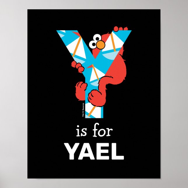 Poster Elmo Alphabet | Y Yacht (Devant)
