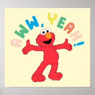 Poster Elmo   Aww, Ouais !