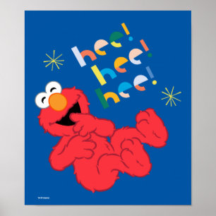 Poster Elmo Hee ! Hee ! Hee !