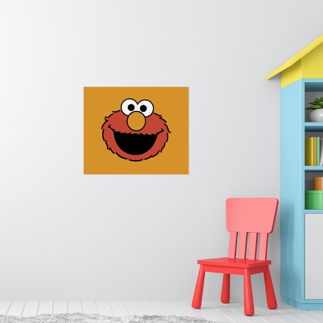 Poster Elmo Smiling Face (Pépinière 1)
