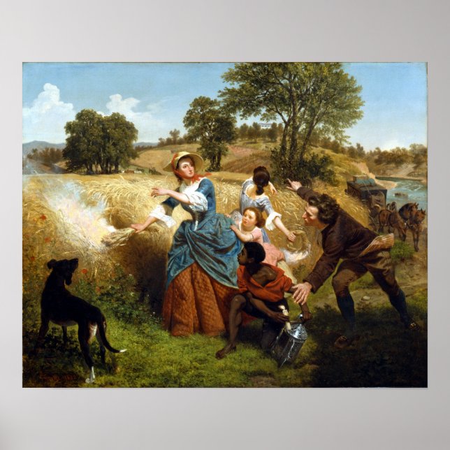 Poster Emanuel Gottlieb Leutze Mme Schuyler (Devant)