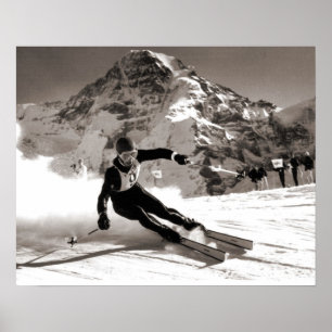 Poster Emballage du Lauberhorn
