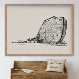 Poster Embarquement pour l'Arche de Noé, Art Biblique, Ar