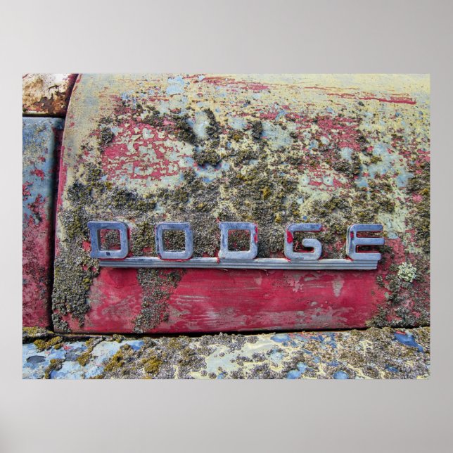 POSTER EMBLÉE DE LA BOUE DE CAMION DE DODGE 1947 (Devant)