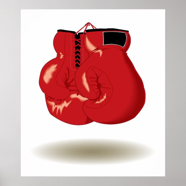 Poster Emblème Boxe cool (Devant)