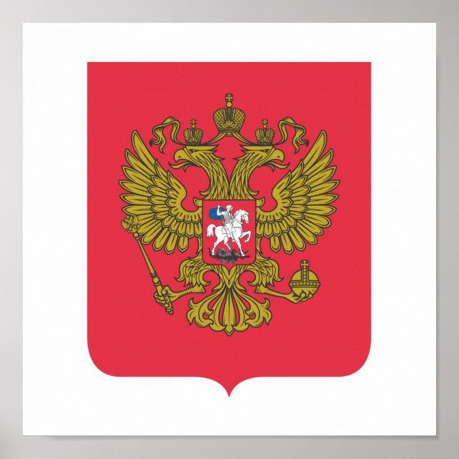 Poster emblème national russe (Devant)