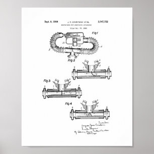 Poster Embouchure de Jacques Cousteau pour respirer
