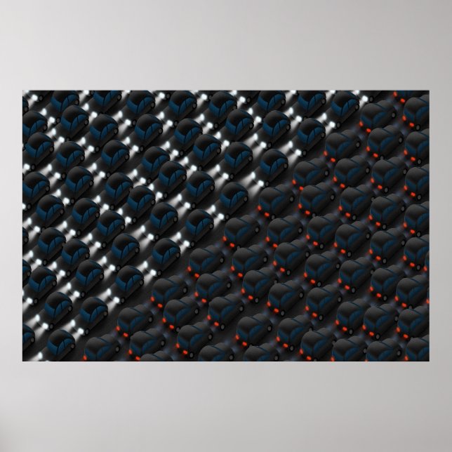 Poster Embouteillage (Devant)