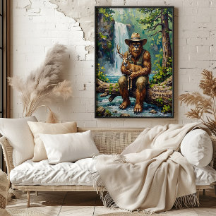 Poster Embrace sauvage : Sasquatch et le jeune cerf