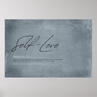 Poster Embrace Self-Love : Votre voyage vers l'accompliss