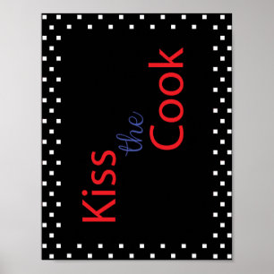 Poster Embrasse Le Cuisinier
