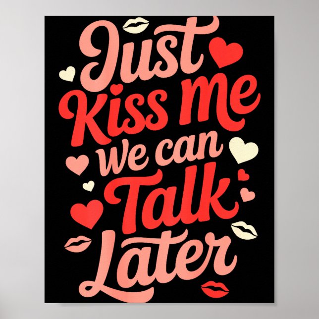 Poster Embrasse-moi simplement, nous pourrons parler plus (Devant)