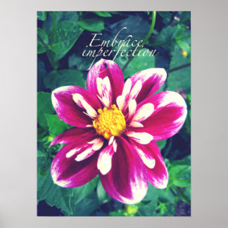 Poster Embrasser les imperfections