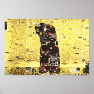 Poster Embrasser par Gustov Klimt Art Print