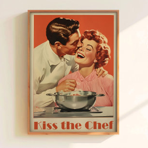 Poster Embrassez l'art de la cuisine Imprimé Cuisine Art