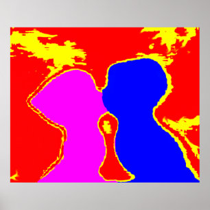 Poster Embrassez les cadeaux de Zazzle de MUSÉE