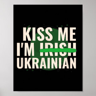 Poster Embrassez-moi, je suis Irlandais Ukrainien - Drôle