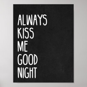 Poster Embrassez-toujours moi bonne nuit