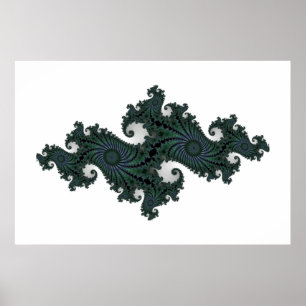 Poster Emerald Seahorse Julia
