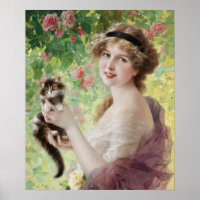 Poster Emile Vernon Precious Kitten