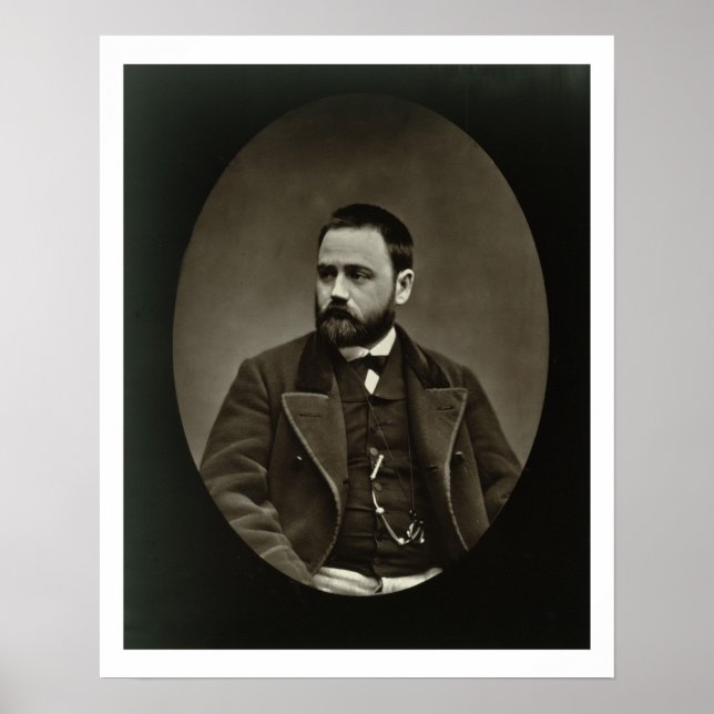 Poster Emile Zola (1840-1902) de 'Galerie Contemporaine (Devant)