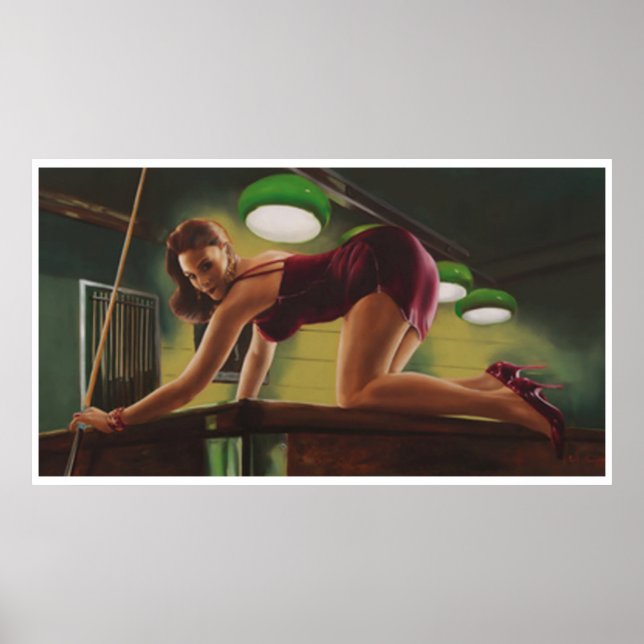 Poster Emilio Ciccone - Snooker (Devant)