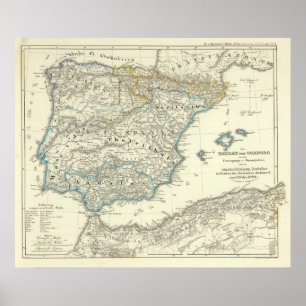 Poster Émirat de Cordoue jusqu'à la destruction