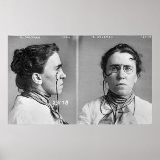 Poster Emma Goldman - anarchiste, 1911